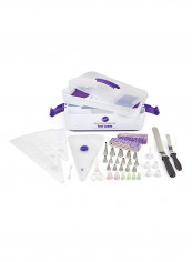 48-Piece Decorator Preferred Decorating Set White/Black/Silver