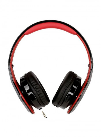 Wired Over-Ear Headphones With Mic Black