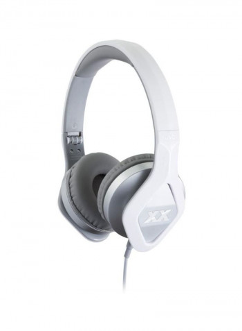 Xtreme Xplosives Over-Ear Headphones With Mic Silver/White