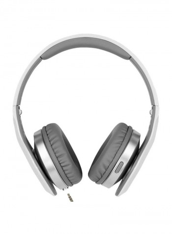 Xtreme Xplosives Over-Ear Headphones With Mic Silver/White