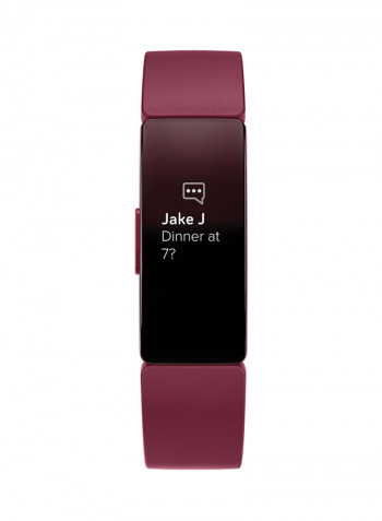 Inspire Wireless Fitness Tracker Sangria