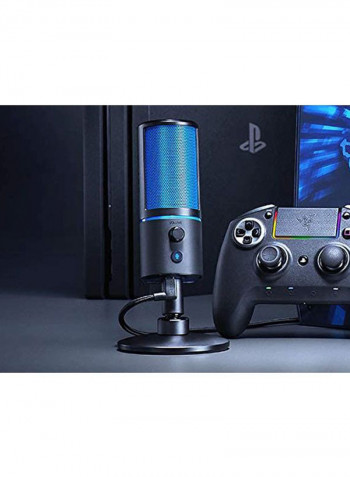 Seiren X Digital USB Microphone For PlayStation 4 - Black