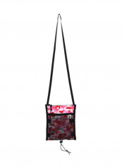 Lightweight Camo Printed Crossbody Bag Pink/Black