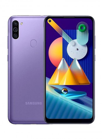 Samsung Galaxy M11 Dual SIM Violet 3GB RAM 32GB 4G LTE-UAE Version