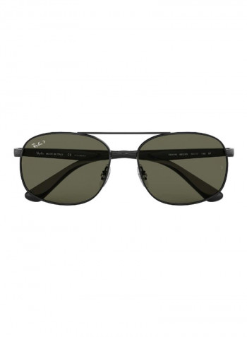 Men's Classic Square Sunglasses - Lens Size: 58 mm