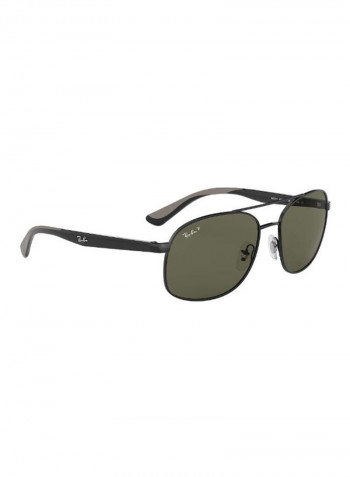 Men's Classic Square Sunglasses - Lens Size: 58 mm