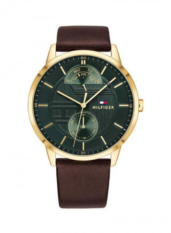 Men's Leather Analog Watch 1791607