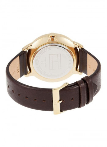 Men's Leather Analog Watch 1791607