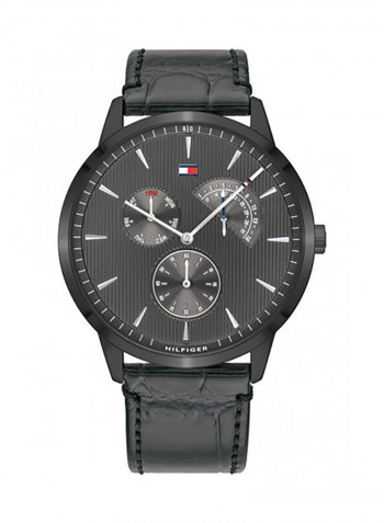 Men's Leather Chronograph Watch 1710388
