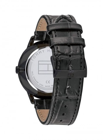 Men's Leather Chronograph Watch 1710388