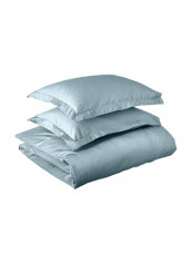 3-Piece Duvet Cover Set Light Blue Full/Queen