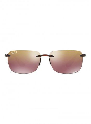 Rectangular Sunglasses - Lens Size: 60 mm