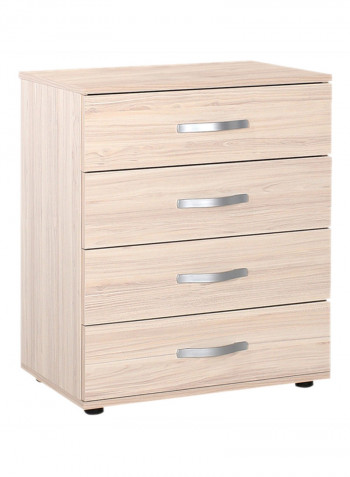Chest Of 4-Drawers Beige 65 x 78 x 41centimeter