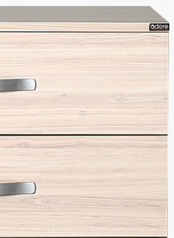 Chest Of 4-Drawers Beige 65 x 78 x 41centimeter