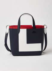 Anna Contrast L Coated Canvas Tote Bag Marine Blue reviews Anna Contrast L Coated Canvas Tote Bag Marine Blue