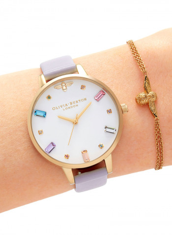 Women's Leather Analog Wrist Watch OB16RB11