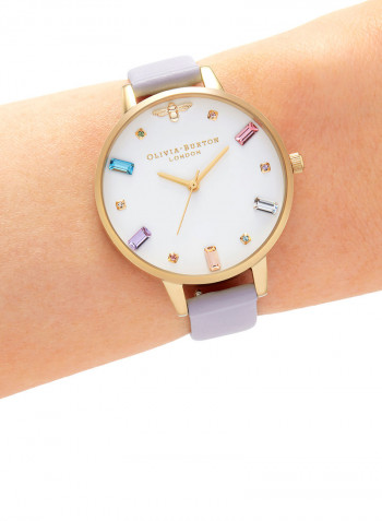 Women's Leather Analog Wrist Watch OB16RB11