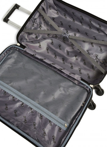 Textured Hardside 3 Piece Luggage Trolley Set Bronze
