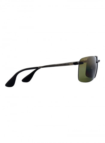 Men's Rimless Rectangular Sunglasses