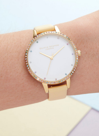 Women's Leather Analog Wrist Watch OB16RB20