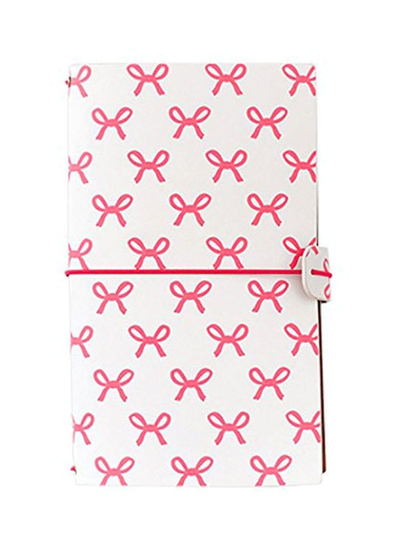 Refillable Hardcover Executive Notebook Red/White