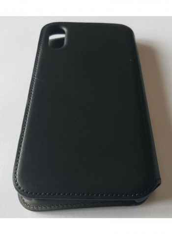 iPhone XS  Leather Folio Case Black