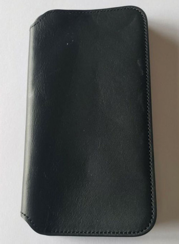 iPhone XS  Leather Folio Case Black