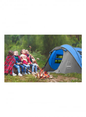 4 Person Pop Up Tent 34 x 34 x 3.8cm