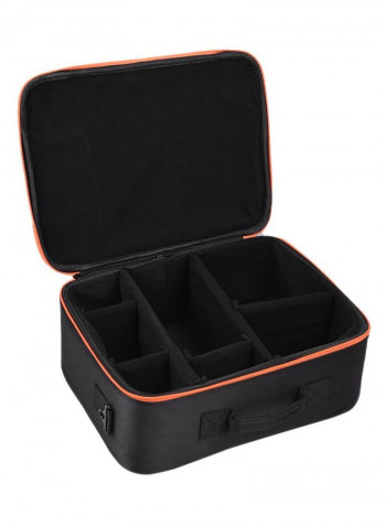 Flash Strobe Padded Hard Carrying Storage Bag Case Black