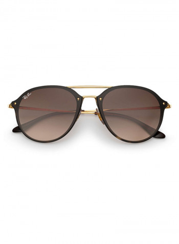 Men's Full Rim Round Sunglasses - Lens Size: 62 mm