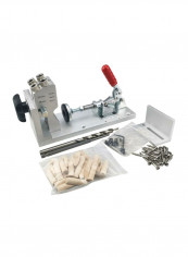 Oblique Hole Drilling Fixture Tool With Accessories Silver/Black/Red