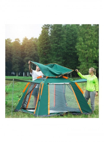 Outdoor 3-4 People Beach Thickening Rainproof Automatic Speed Open Four-Sided Camping Tent 215 x 215 x 142سم