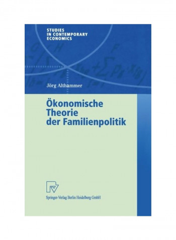 Okonomische Theorie Der Familienpolitik Paperback