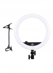 4-Piece LED Ring Photography Lamp Set White