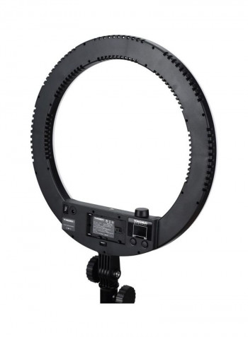 4-Piece LED Ring Photography Lamp Set White