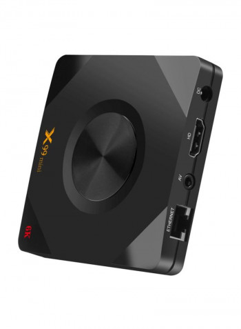 Android TV Set Top Box With Remote Control X99 Mini Black/Grey