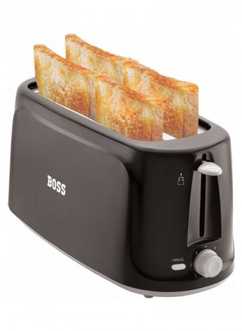 Eden 4 Slice Pop Up Toaster B527 Black