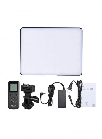 Wireless Bi-colour Dimmable LED Video Light For DSLR Camera White