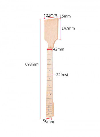Universal Unfinished Electric Guitar Neck