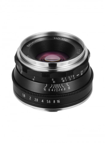 25mm F1.8 Manual Focus Lens For Canon Black