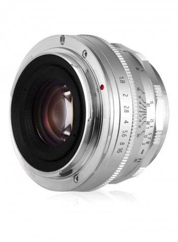 25mm F1.8 Manual Focus Lens For Olympus/Panasonic Silver