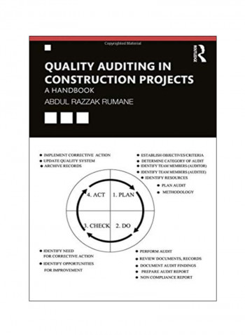 Quality Auditing In Construction Projects Paperback 1