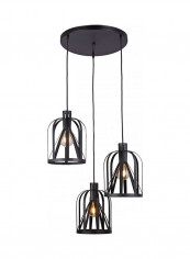 Modern Sabrina Pendant Light Black 20x30centimeter