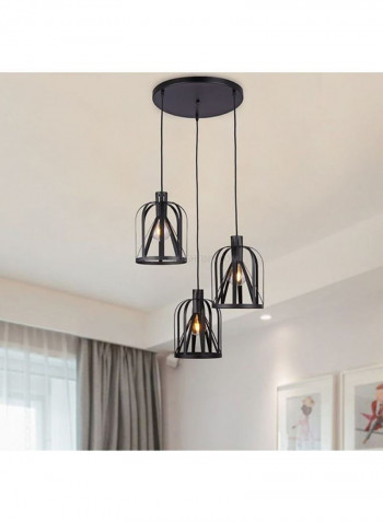 Modern Sabrina Pendant Light Black 20x30centimeter