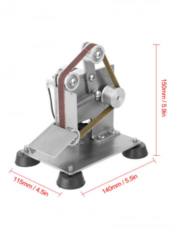 Multifunctional Professional Grinder Mini Portable Electric Belt Sander DIY Polishing Grinding Machine Cutter Edges Sharpener with Foot Pads multicolor 25.5x18.0x15.0cm