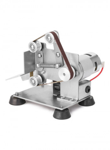 Multifunctional Professional Grinder Mini Portable Electric Belt Sander DIY Polishing Grinding Machine Cutter Edges Sharpener with Foot Pads multicolor 25.5x18.0x15.0cm