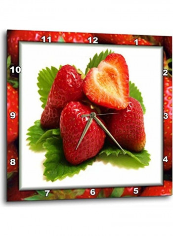 Decorative Printed Wall Clock Multicolour 13x13inch