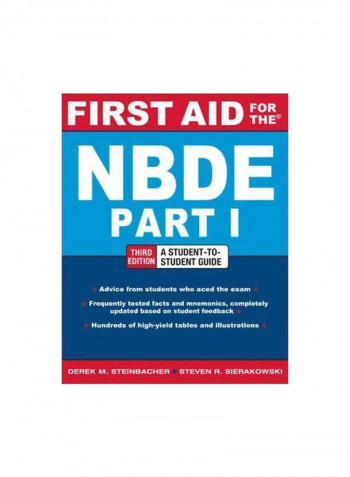 First Aid For The Nbde Part 1, 3rd Edition Paperback 3rd Edition