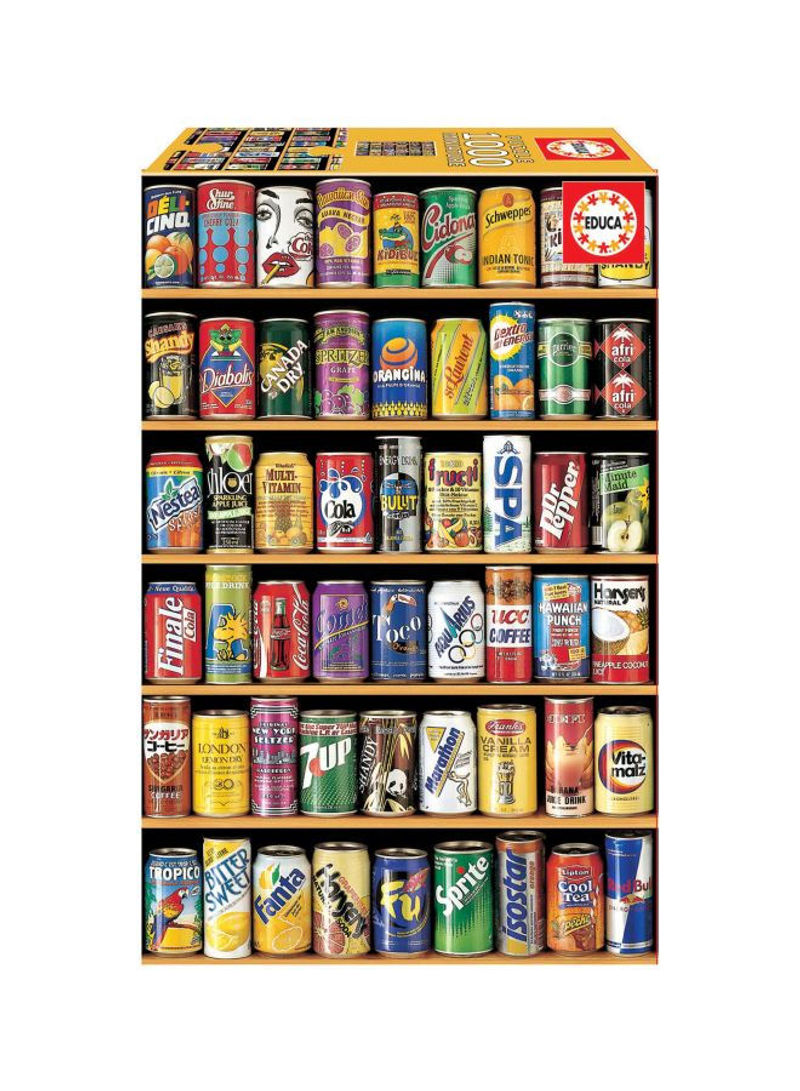 1000-Piece Miniature Can Jigsaw Puzzle 14835
