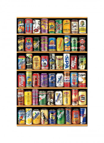 1000-Piece Miniature Can Jigsaw Puzzle 14835